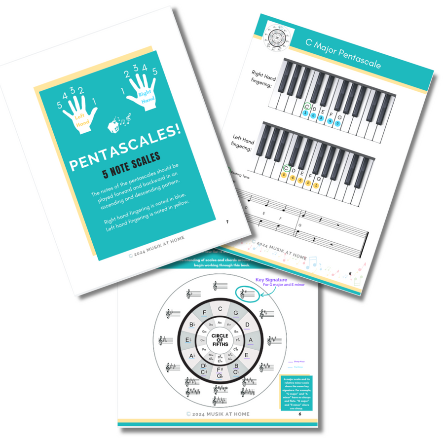 Creative Keys: Unlock the Fun of Chords & Scales Without Reading Music! Book 4