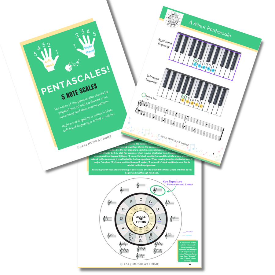 Creative Keys: Unlock the Fun of Chords & Scales Without Reading Music! Book 5