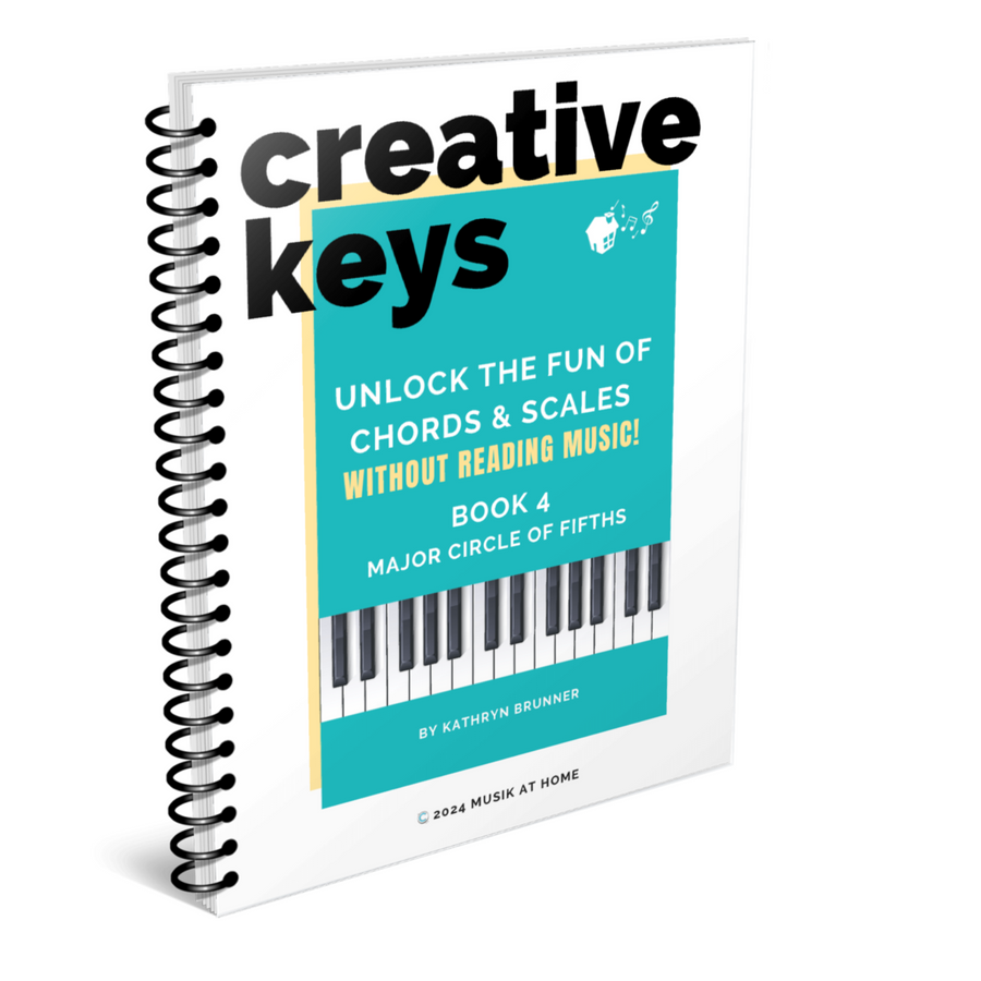 Creative Keys: Unlock the Fun of Chords & Scales Without Reading Music! Book 4