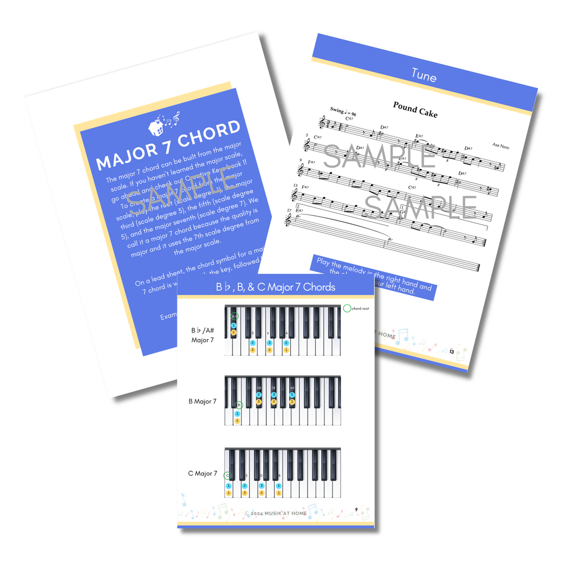 Creative Keys: Unlock the Fun of Jazz Chords Without Reading Music! Book 6